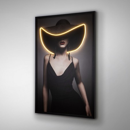 Picture with LED light Pamela (80x120cm.)