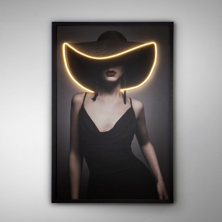 Cuadro con luz LED Pamela (80x120cm.)