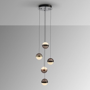 LED Cluster Pendant Lamp Orbes (5x7.2W)