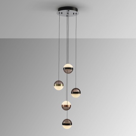 LED Cluster Pendant Lamp Orbes (5x7.2W)