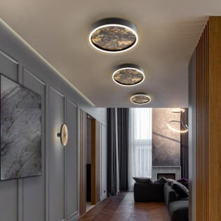 LED Ceiling Flush Light Stone CCT (36+20W)