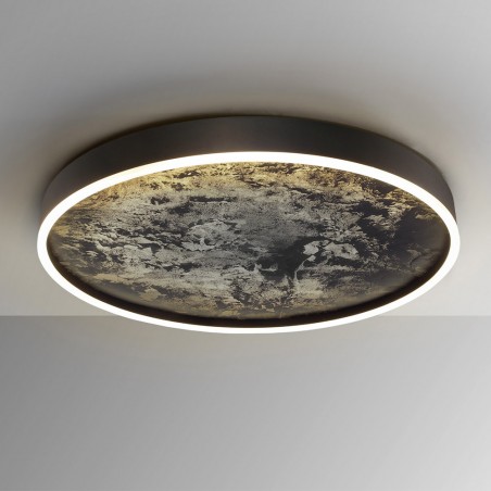 LED Ceiling Flush Light Stone CCT (60+35W)