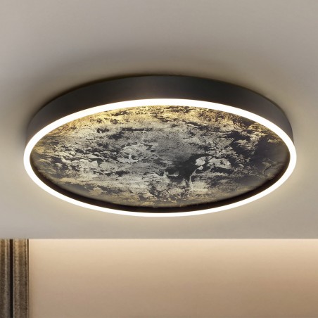 LED Ceiling Flush Light Stone CCT (60+35W)