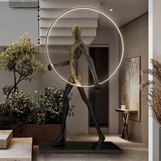 Decorative figure with LED...