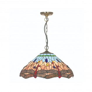 Ceiling lamp Tiffany Dragonfly