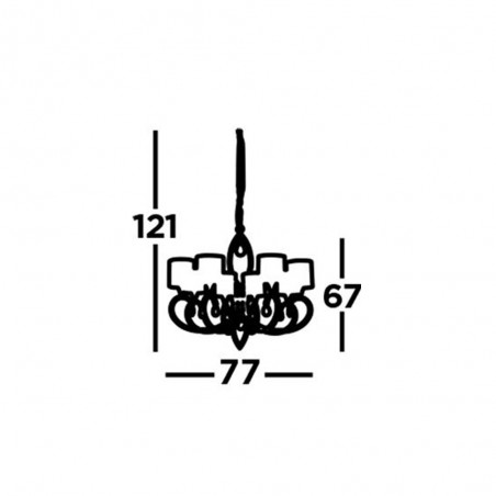 Chandelier Alberto (8 lights)