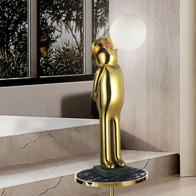 Decorative figure with light Mr Bubble
