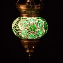Turkish Pendant Lamp KolyeIII13 (green)