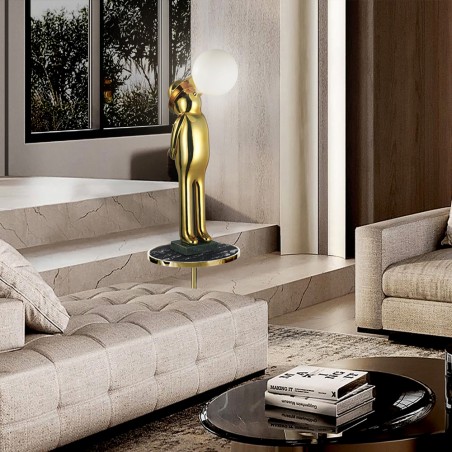 Decorative figure with light Mr Bubble