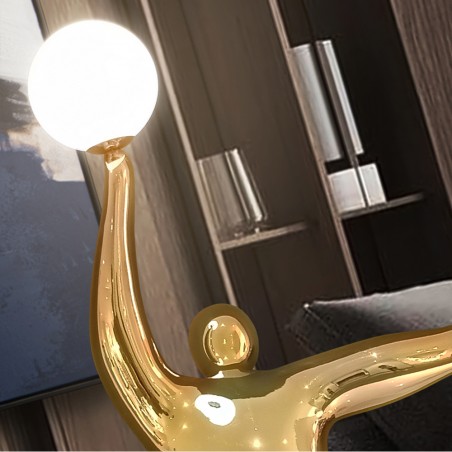 Figura decorativa con luz El Globo