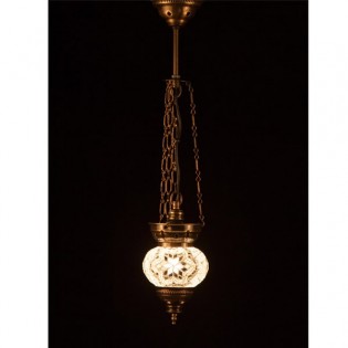 Turkish Pendant Lamp KolyeIII13 (white)