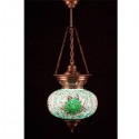 Turkish Pendant Lamp KolyeIII25 (green)