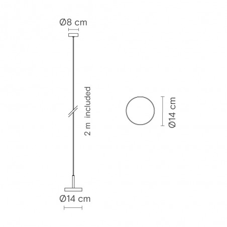 Lámpara de techo LED Rafaela Mono 2700K (11.80W)
