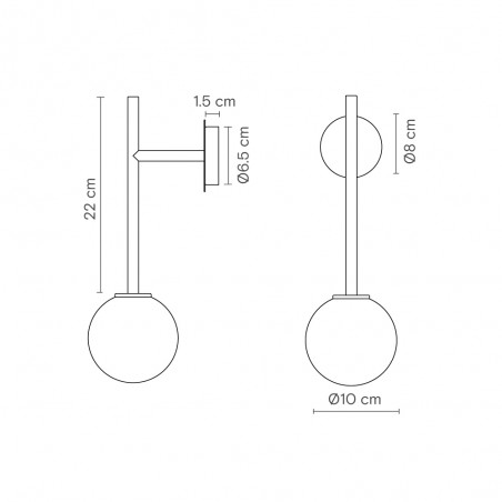 Aplique de pared Royal