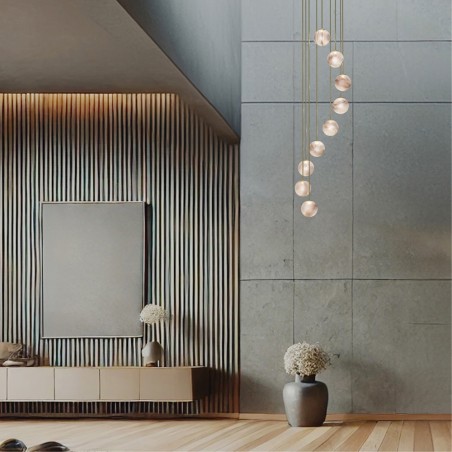 Cluster Pendant Lamp Royal Espiral (9 lights)