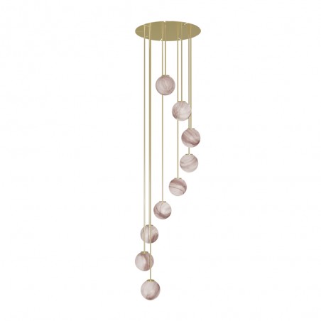 Cluster Pendant Lamp Royal Espiral (9 lights)