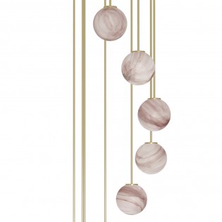 Cluster Pendant Lamp Royal Espiral (9 lights)