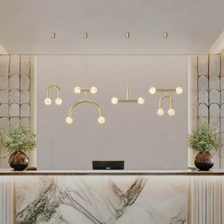 Pendant Lamp Rigoberta Trio Alabaster