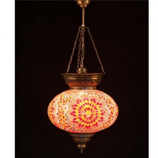 Turkish Pendant Lamp KolyeIII34 (orange)