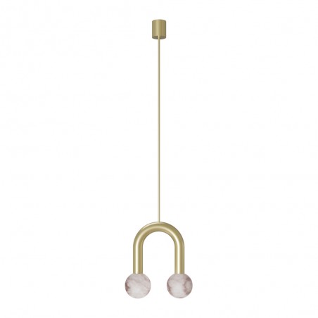Pendant Lamp Rigoberta Mono Súper Curvo Alabaster