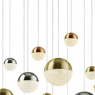 LED Cluster Pendant Lamp Planets (14x7W)