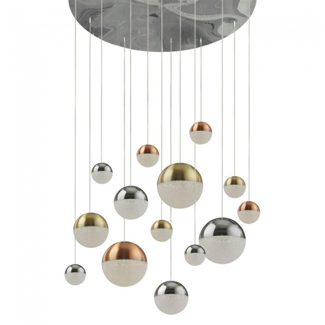 LED Cluster Pendant Lamp Planets (14x7W)