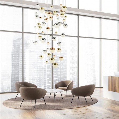 LED Cluster Pendant Lamp Planets (55x7W)