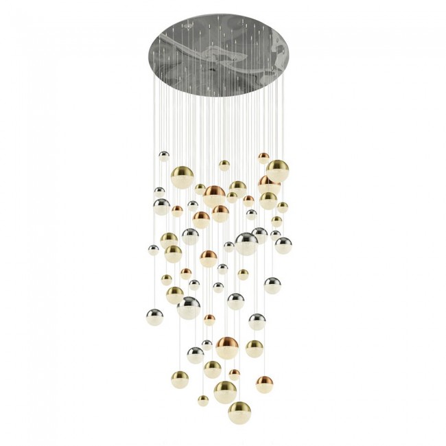 LED Cluster Pendant Lamp Planets (55x7W)