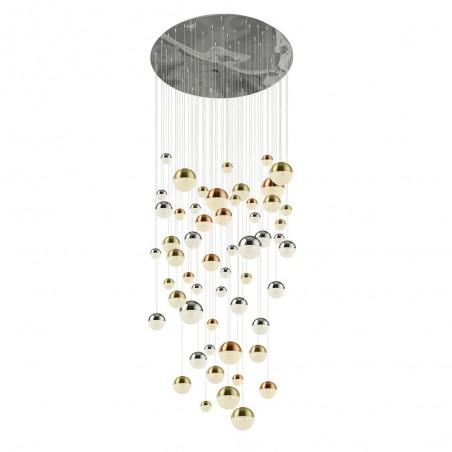 LED Cluster Pendant Lamp Planets (55x7W)