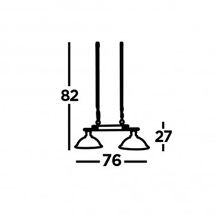 Ceiing Track Light Bistro (2 lights)
