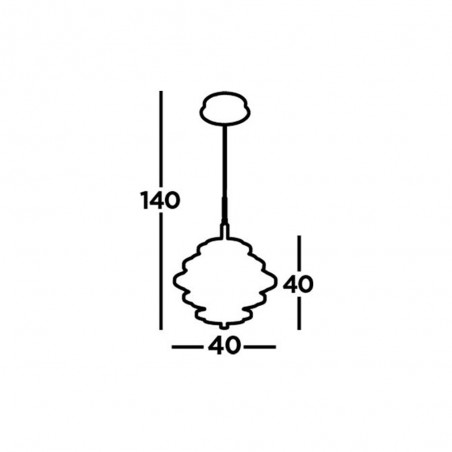 LED Ceiling Lamp Hive (34W)