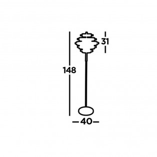 LED Floor Lamp Hive (34W)