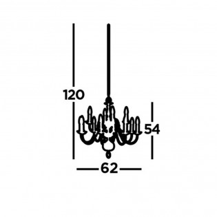 Chandelier Flemish (12 lights)