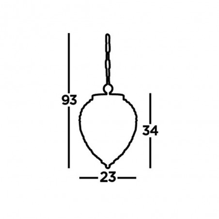 Pendant lamp Pineapple