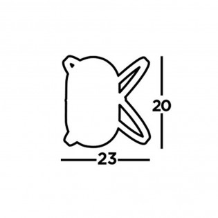 Aplique de pared Hoopla