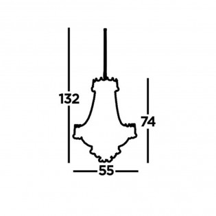 Chandelier Versailles (9 lights)