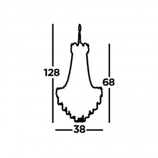 Chandelier Louis Phillipe (6 lights)