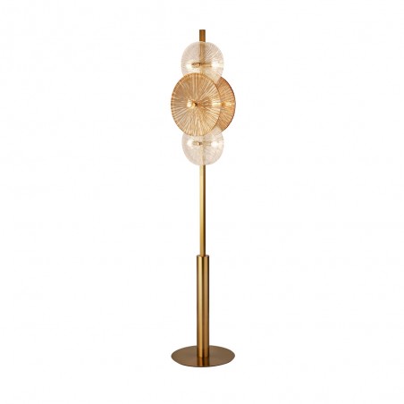 Floor Lamp Wagon Wheel (6 lights)