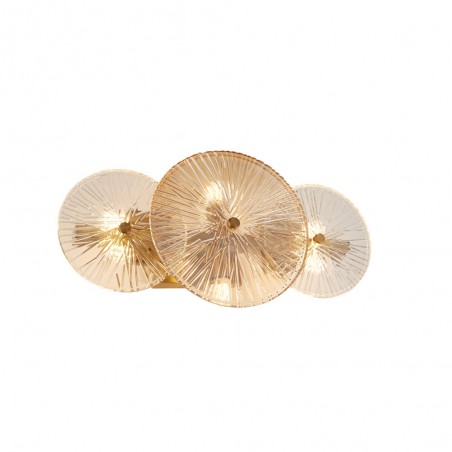 Ceiling Flush Light Wagon Wheel (6 lights)