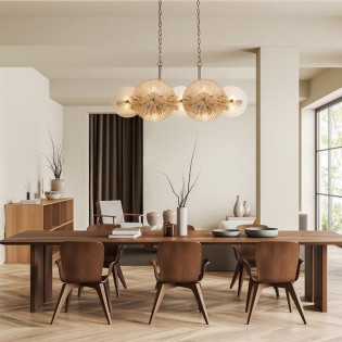 Pendant Lamp Wagon Wheel (10 lights)