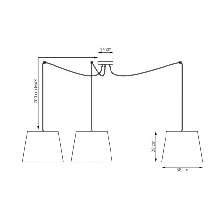 Pendant Lamp Astoria Mix (3 lights)