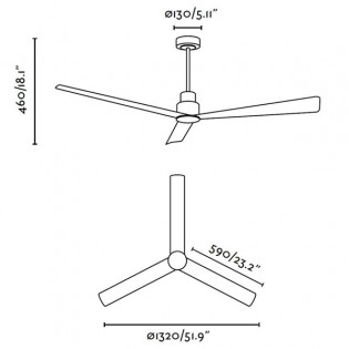 NASSAU Moderner Ventilator