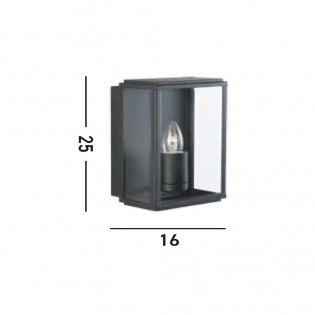 Aplique de exteriores Box