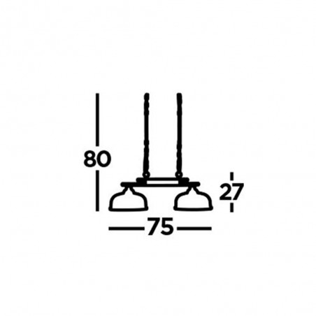 Ceiling lamp Bistro (2 lights)