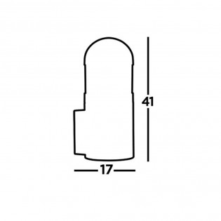 Aplique de pared exterior Bronx