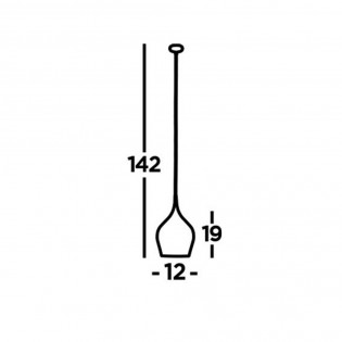 Lámpara colgante Vibrant-12
