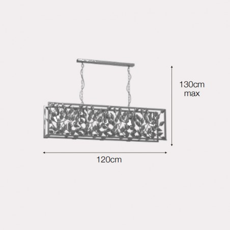 Ceiling lamp Almandita (5 Lights)