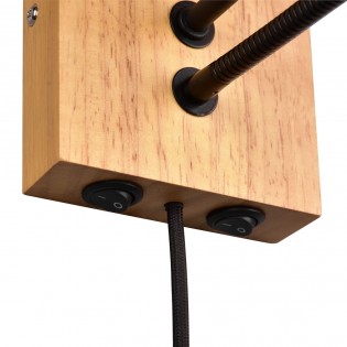 Wall lamp with LED reader Nilam (3.1W)