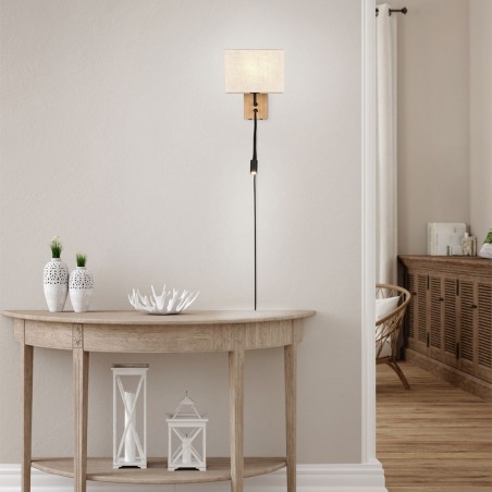 Wall lamp with LED reader Nilam (3.1W)