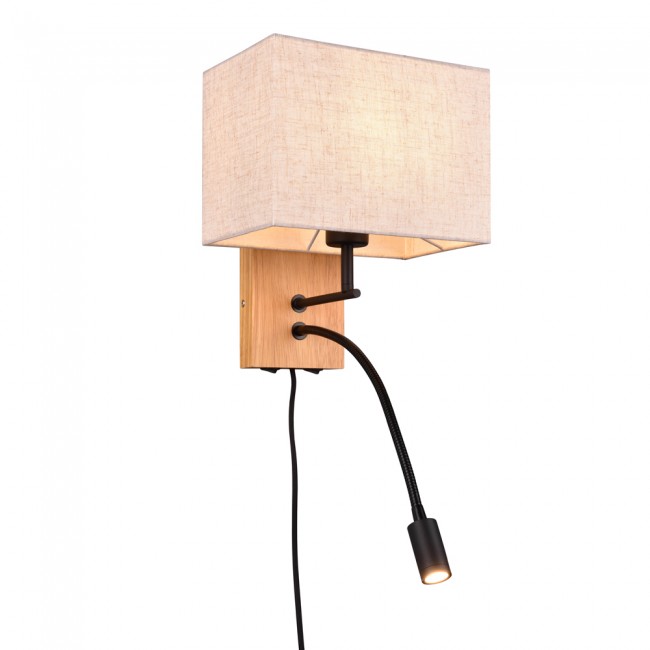 Wall lamp with LED reader Nilam (3.1W)